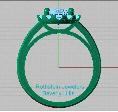Rothstein Jewelers Computer Design Engagement Ring